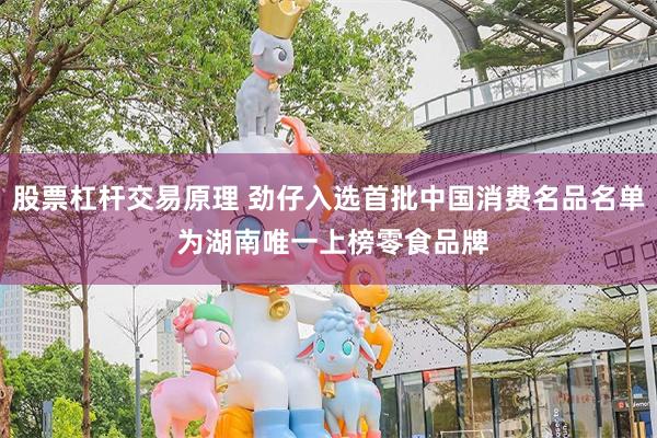 股票杠杆交易原理 劲仔入选首批中国消费名品名单 为湖南唯一上榜零食品牌
