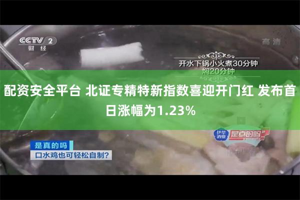 配资安全平台 北证专精特新指数喜迎开门红 发布首日涨幅为1.23%